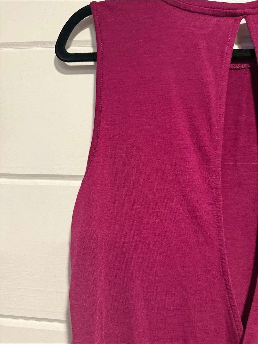 Athleta Deep Magenta Sleeveless Workout Tank.  Size - medium